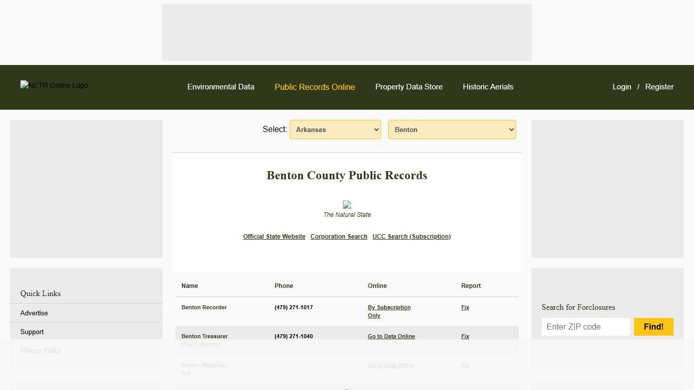 NETR Online • Benton • Benton Public Records, Search Benton Records, Benton Property Tax, Arkansas Property Search, Arkansas Assessor